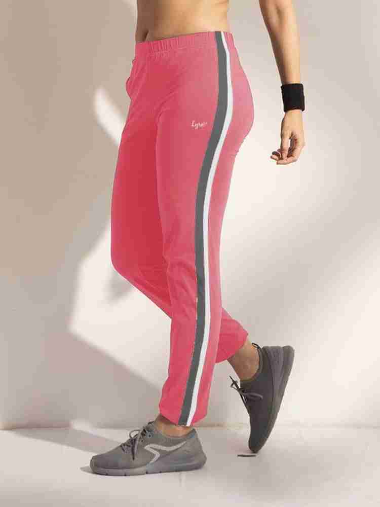 Lyra Solid Women Grey, Pink Track Pants - Buy Lyra Solid Women Grey, Pink  Track Pants Online at Best Prices in India