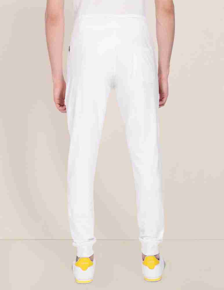 U.S. POLO ASSN. Solid Men White Track Pants - Buy U.S. POLO ASSN. Solid Men  White Track Pants Online at Best Prices in India