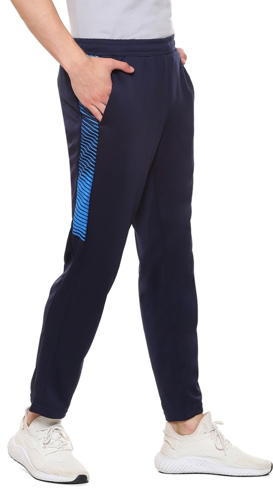 Asics Solid Men Blue Track Pants Buy Asics Solid Men Blue Track