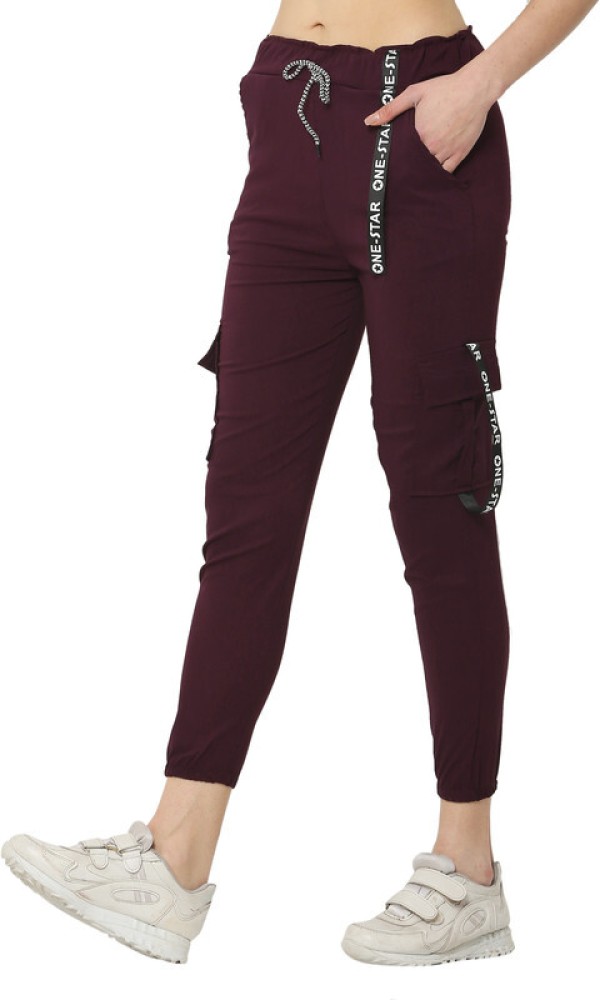 TEXTILMATIC Solid Women Purple Track Pants - Buy TEXTILMATIC Solid Women  Purple Track Pants Online at Best Prices in India