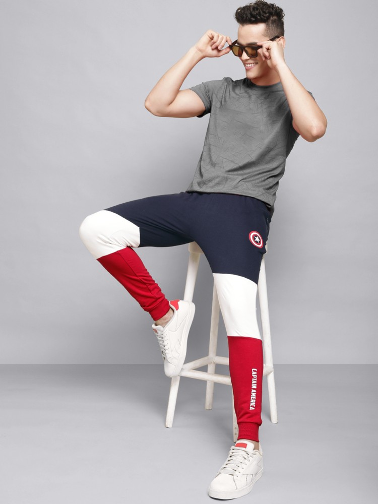 Marvel Captain America athleisure Joggers in India by Silly Punter