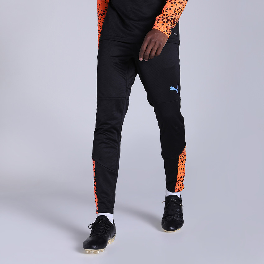 PUMA individualCUP Training Pants Colorblock Men Black Track Pants