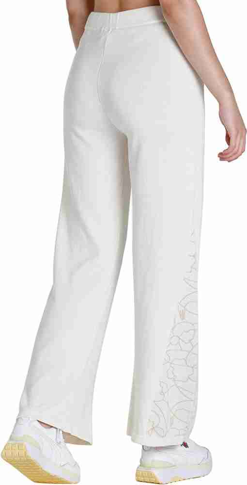 PUMA X MAGGIE KNIT PANT Solid Women White Track Pants - Buy PUMA X MAGGIE  KNIT PANT Solid Women White Track Pants Online at Best Prices in India