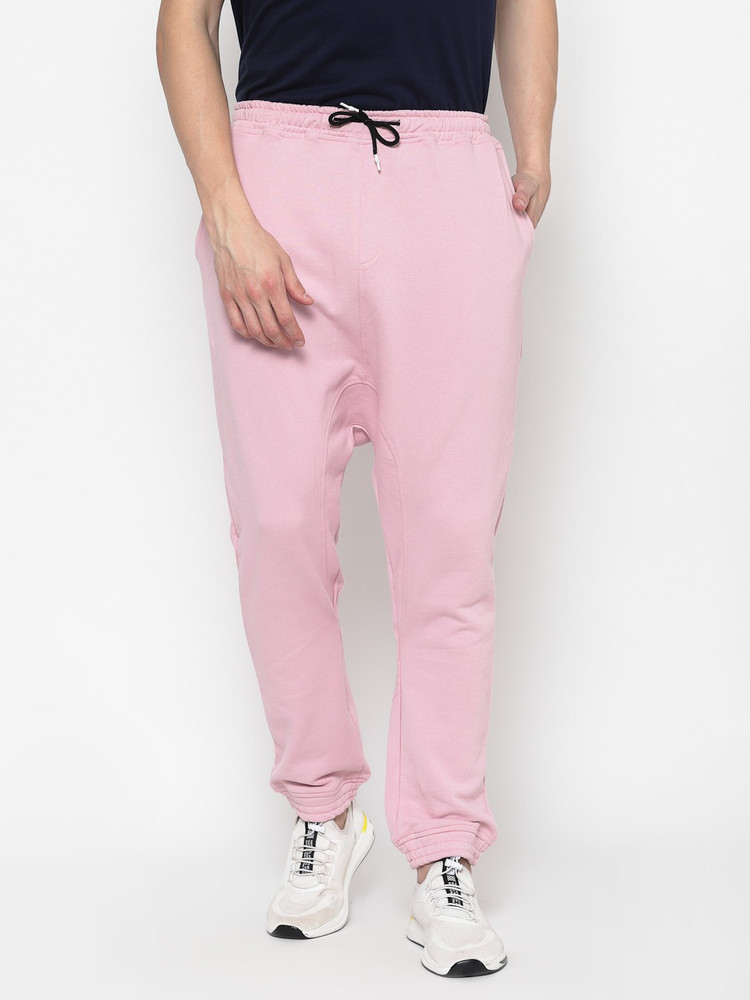 Mens pink track pants cheap