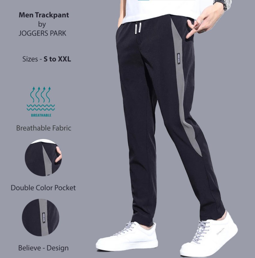 Joggers Park Colorblock Men Black Track Pants Buy Joggers Park Colorblock Men Black Track Pants Online at Best Prices in India Flipkart