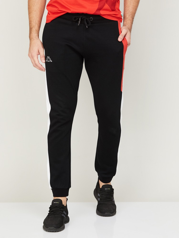 Kappa Solid Men Black Track Pants Buy Kappa Solid Men Black