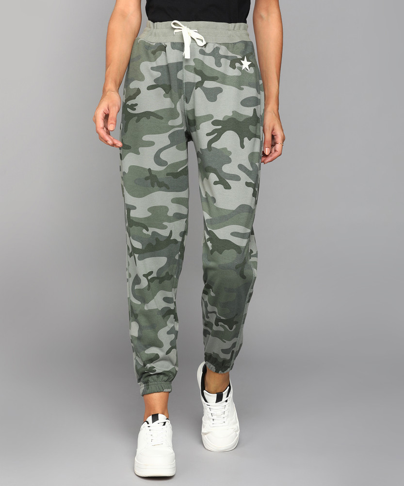 Alan Jones Printed Women Green Track Pants Buy Alan Jones