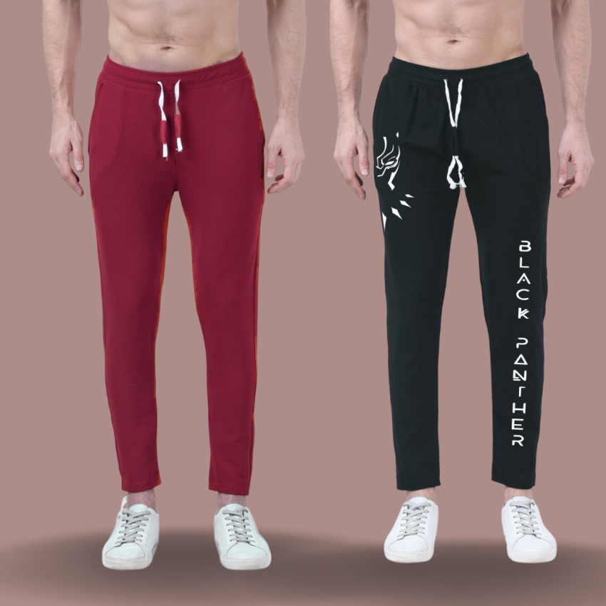 LEGASUS Printed Men Black Track Pants - Buy LEGASUS Printed Men Black Track  Pants Online at Best Prices in India