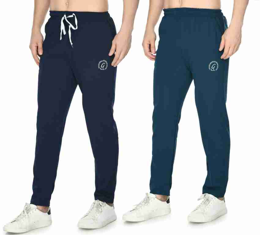 GLADLY Solid Men Dark Blue, Blue Track Pants - Buy GLADLY Solid