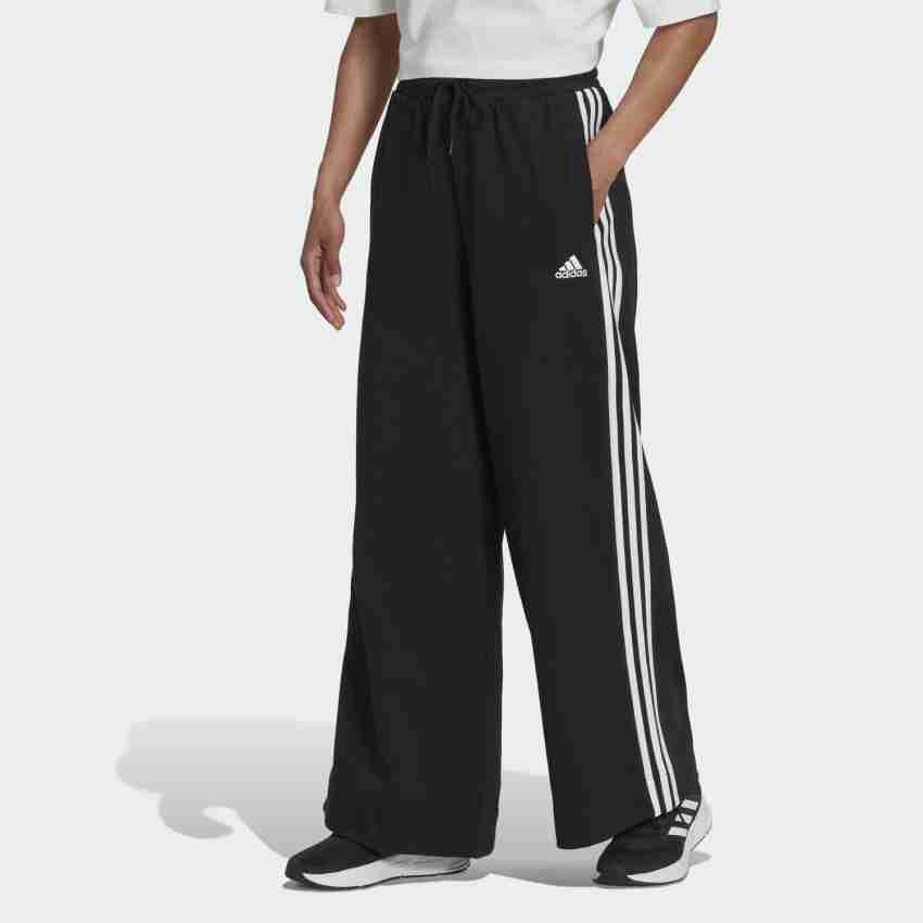 ADIDAS Striped Women Black Track Pants - Buy ADIDAS Striped Women Black  Track Pants Online at Best Prices in India