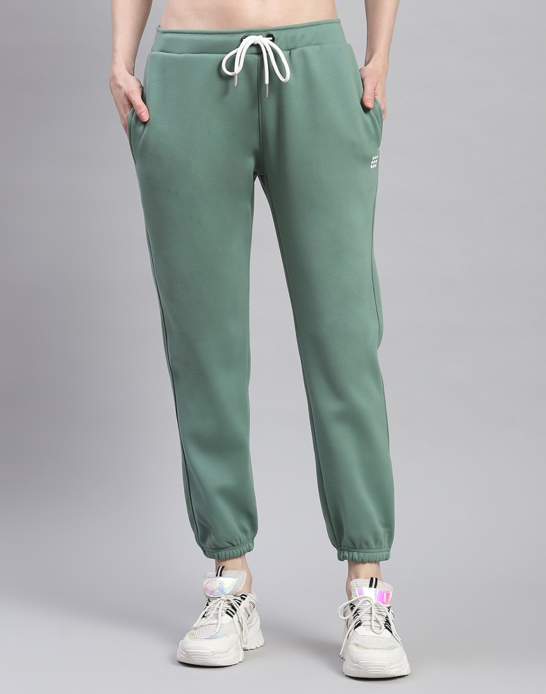 Womens Solid Track Pants