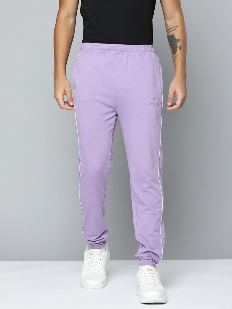 Mens purple deals track pants