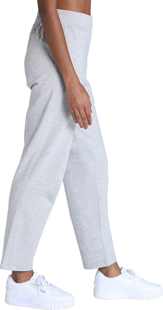 PUMA Solid Women Grey Track Pants - Buy PUMA Solid Women Grey Track Pants  Online at Best Prices in India