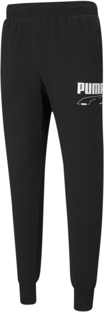 Puma rebel clearance joggers in black