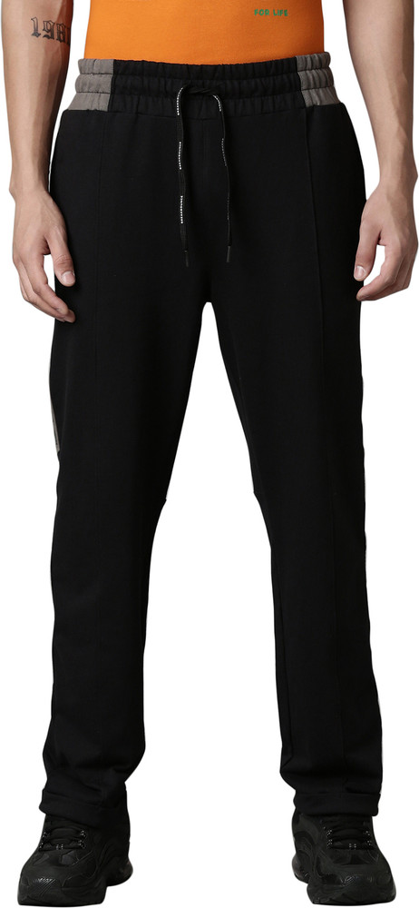 BREAKBOUNCE Printed Men Black Track Pants Buy BREAKBOUNCE