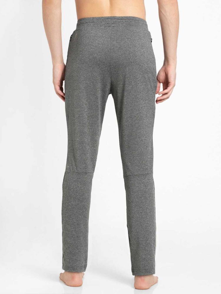 JOCKEY Self Design Men Grey Track Pants - Buy JOCKEY Self Design