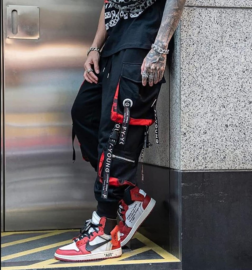 Colofity Men's Jogger Pants Hip Hop Harem Pants Multi Pockets Drawstring  Outdoor Tactical Track Pants | lupon.gov.ph