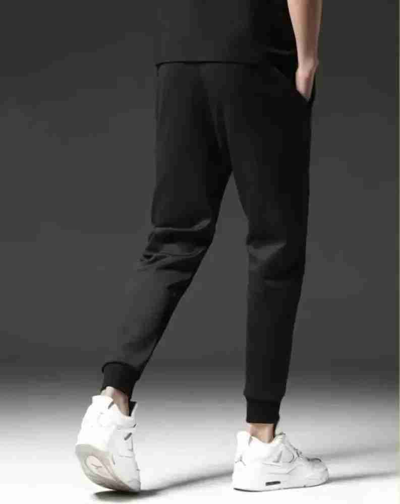 Mk Sport lower Solid, Striped Men Black Track Pants - Buy Mk Sport lower  Solid, Striped Men Black Track Pants Online at Best Prices in India