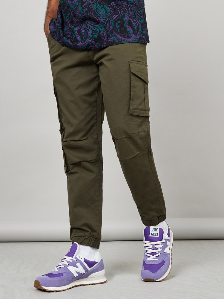 Buy Purple Track Pants for Men by Styli Online