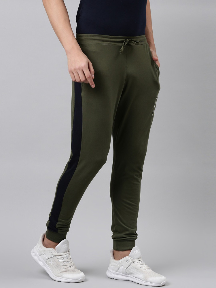 Dixcy Scott Originals Colorblock Men Green Track Pants Flipkart