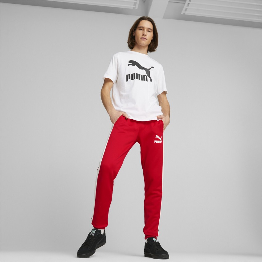 Puma track sale pants red