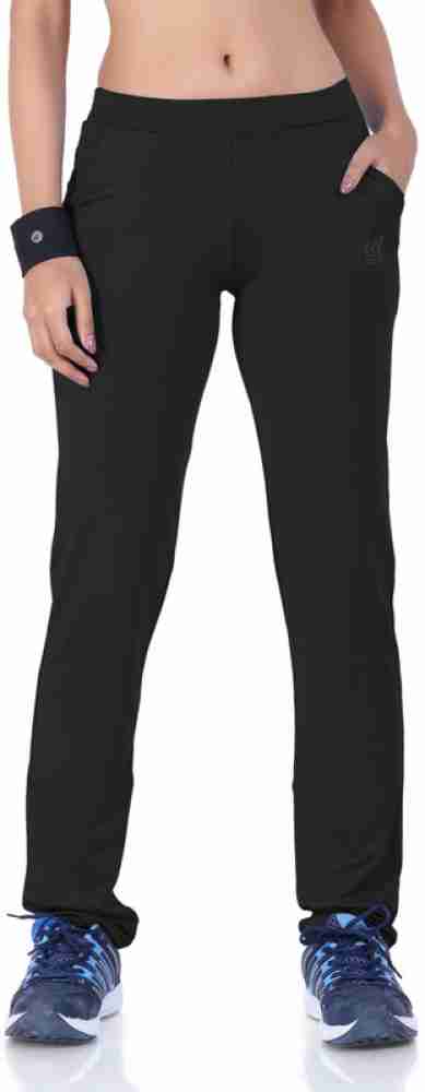 Laasa Sports Solid Women Black Track Pants - Buy Laasa Sports Solid Women  Black Track Pants Online at Best Prices in India