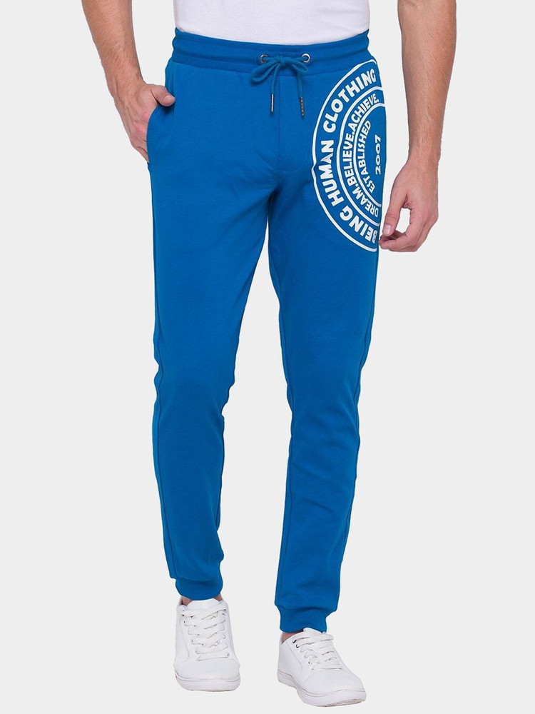 BEING HUMAN Printed Men Blue Track Pants - Buy BEING HUMAN Printed Men Blue Track  Pants Online at Best Prices in India | Flipkart.com