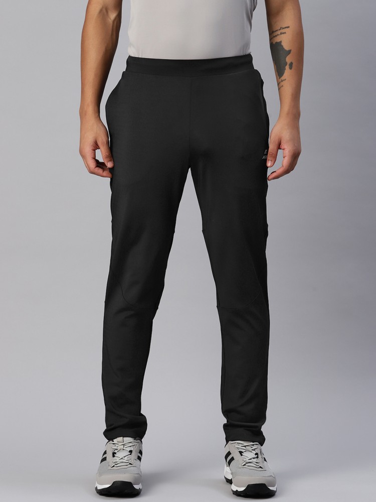 ALCIS Solid Men Black Track Pants Buy ALCIS Solid Men Black