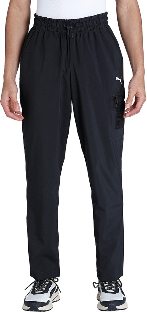 PUMA OPEN ROAD Woven Pants Solid Men Black Track Pants - Buy PUMA