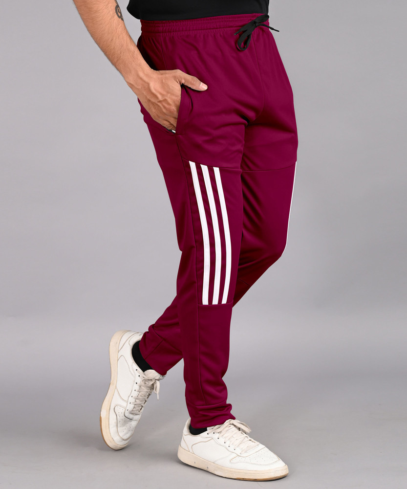 Maroon tracksuit pants 2025