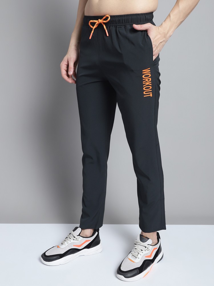 NINTYTHREE Printed Men Grey Track Pants - Buy NINTYTHREE Printed