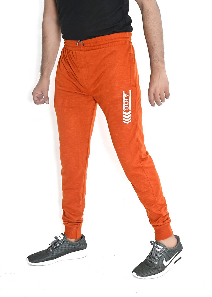Orange clearance jogging bottoms