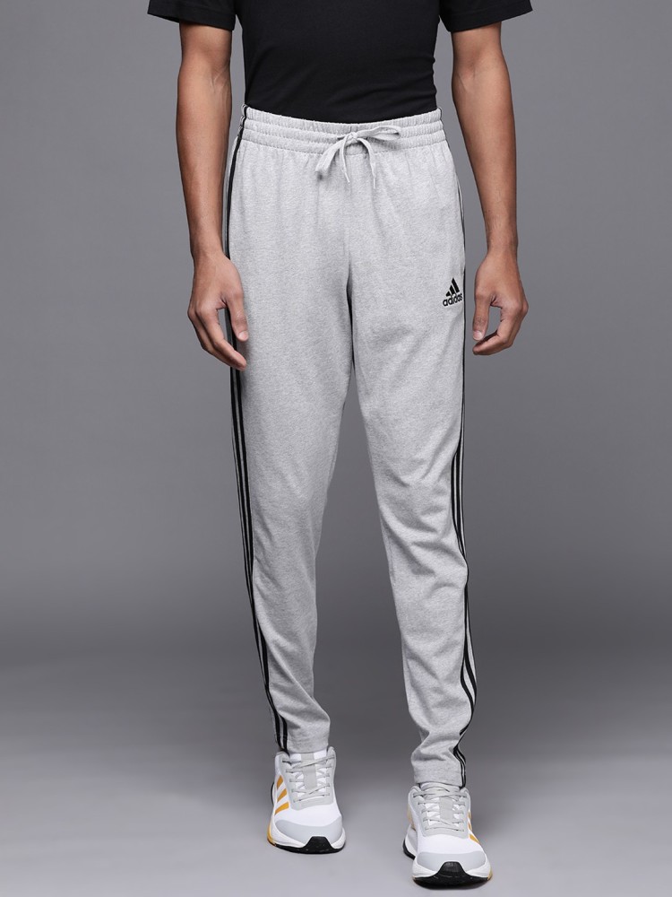 Grey adidas best sale sweatpants mens