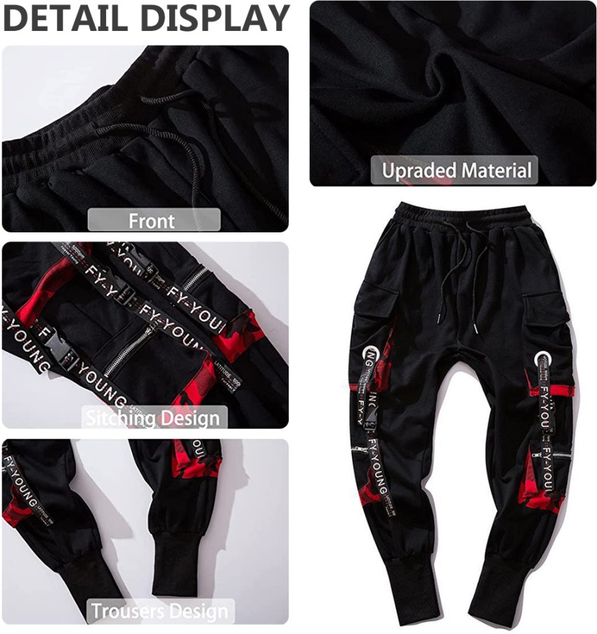 GUSTAVE® Jogger Pants for Men Fashion Cargo Pants Hip Hop
