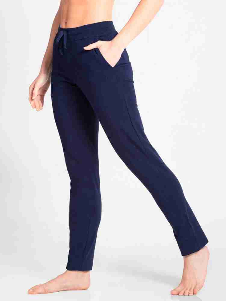 Buy Jockey Style 1301 Women's Super Combed Cotton Elastane Stretch Slim Fit  Trackpants With Side Pockets - Beetle Online at Best Prices in India -  JioMart.