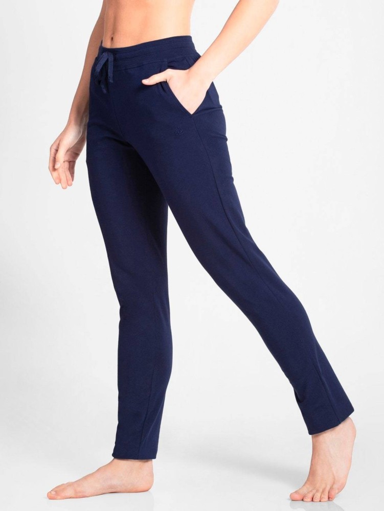 JOCKEY 1301 Solid Women Blue Track Pants - Buy Imperial Blue JOCKEY 1301  Solid Women Blue Track Pants Online at Best Prices in India