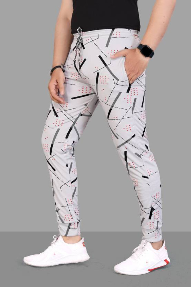 Printed track pants sales