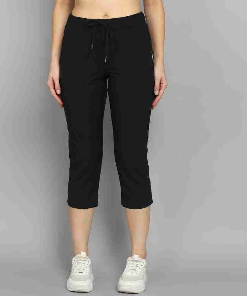 Skechers Solid Women Black Track Pants - Buy Black Skechers Solid Women  Black Track Pants Online at Best Prices in India