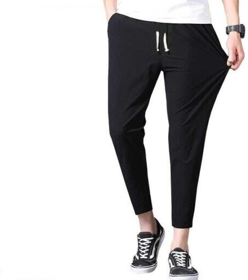 Kushi flyer Solid Women Black Track Pants - Buy Kushi flyer Solid Women  Black Track Pants Online at Best Prices in India