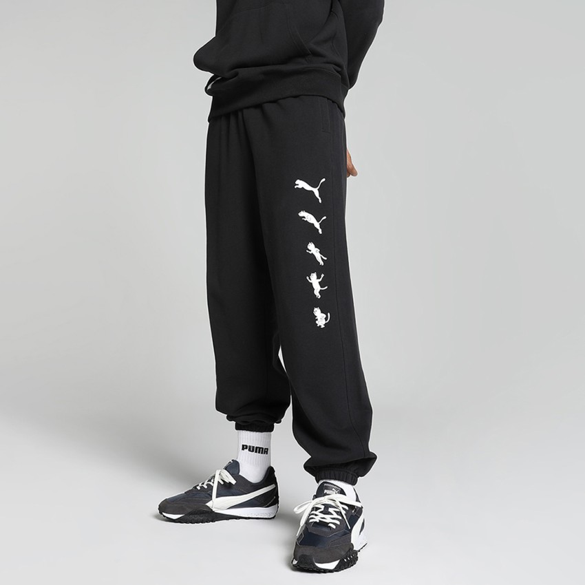 PUMA X RIPNDIP Printed Men Black Track Pants - Buy PUMA X RIPNDIP