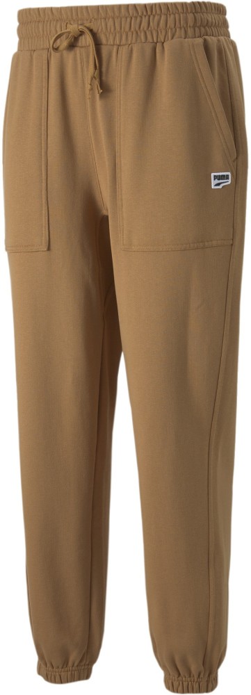 PUMA Downtown Sweatpants Solid Men Brown Track Pants - Buy PUMA