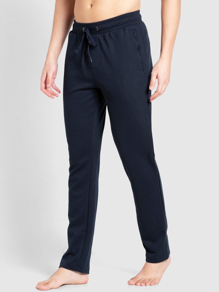 JOCKEY Solid Men Dark Blue Track Pants - Buy JOCKEY Solid Men Dark