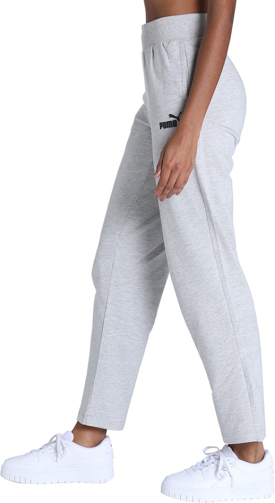 PUMA Solid Women Grey Track Pants - Buy PUMA Solid Women Grey Track Pants  Online at Best Prices in India