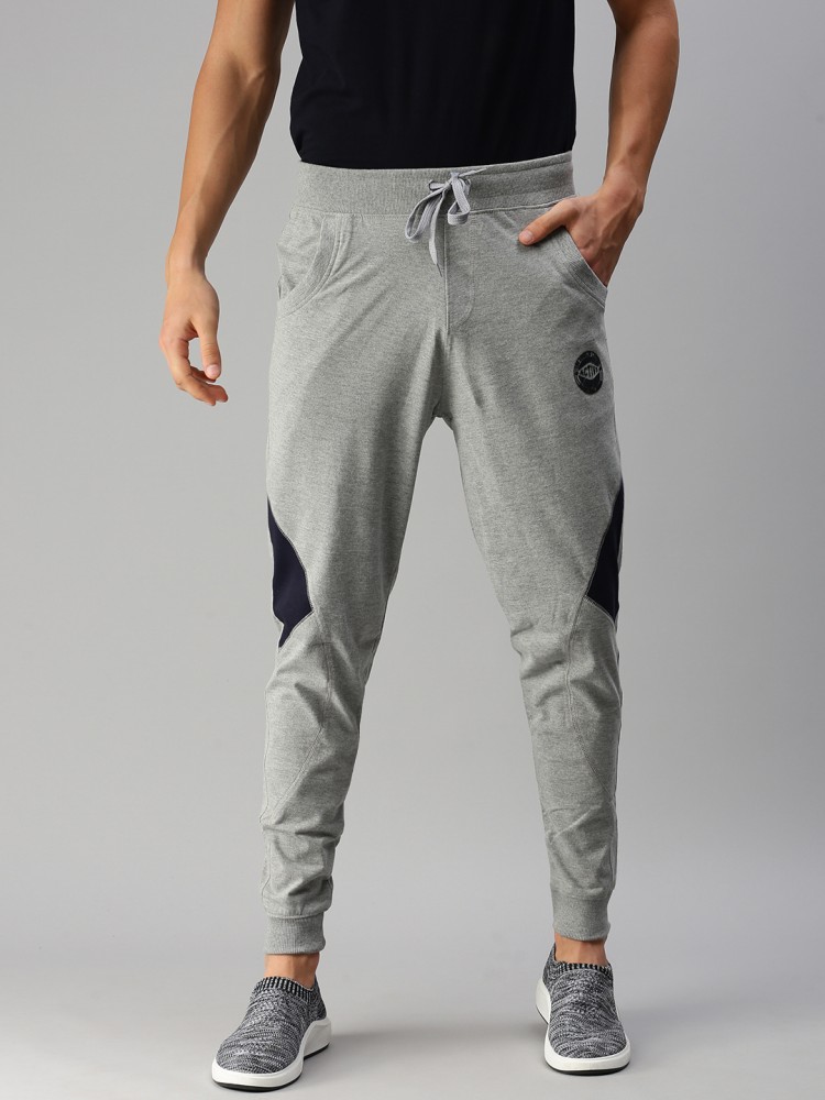 ONN Solid Men Grey Track Pants Buy ONN Solid Men Grey Track