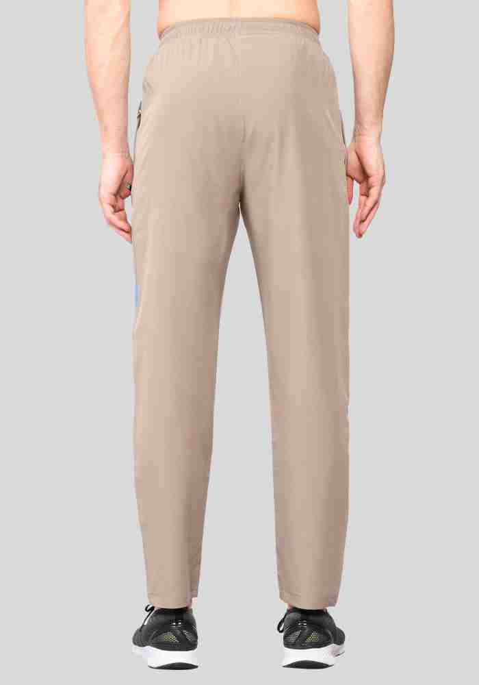 BeatWide Colorblock Men Silver Track Pants - Buy BeatWide