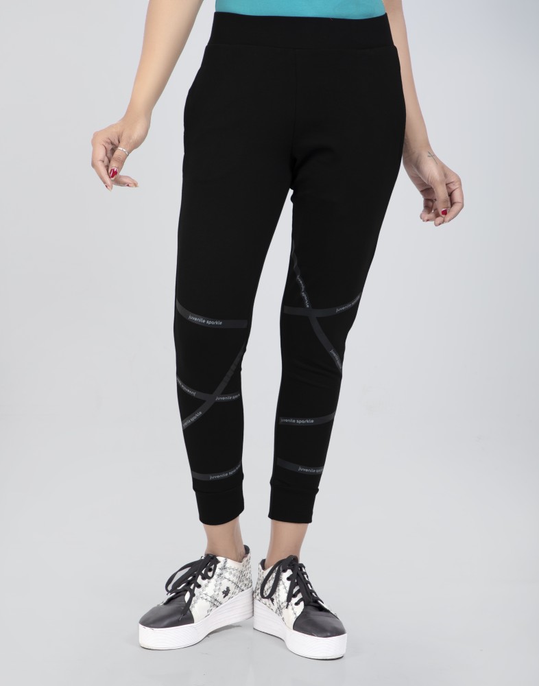 K23 Solid Women Black Track Pants - Buy K23 Solid Women Black Track Pants  Online at Best Prices in India