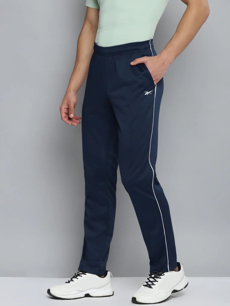 REEBOK Solid Men Blue Track Pants - Buy REEBOK Solid Men Blue Track Pants  Online at Best Prices in India