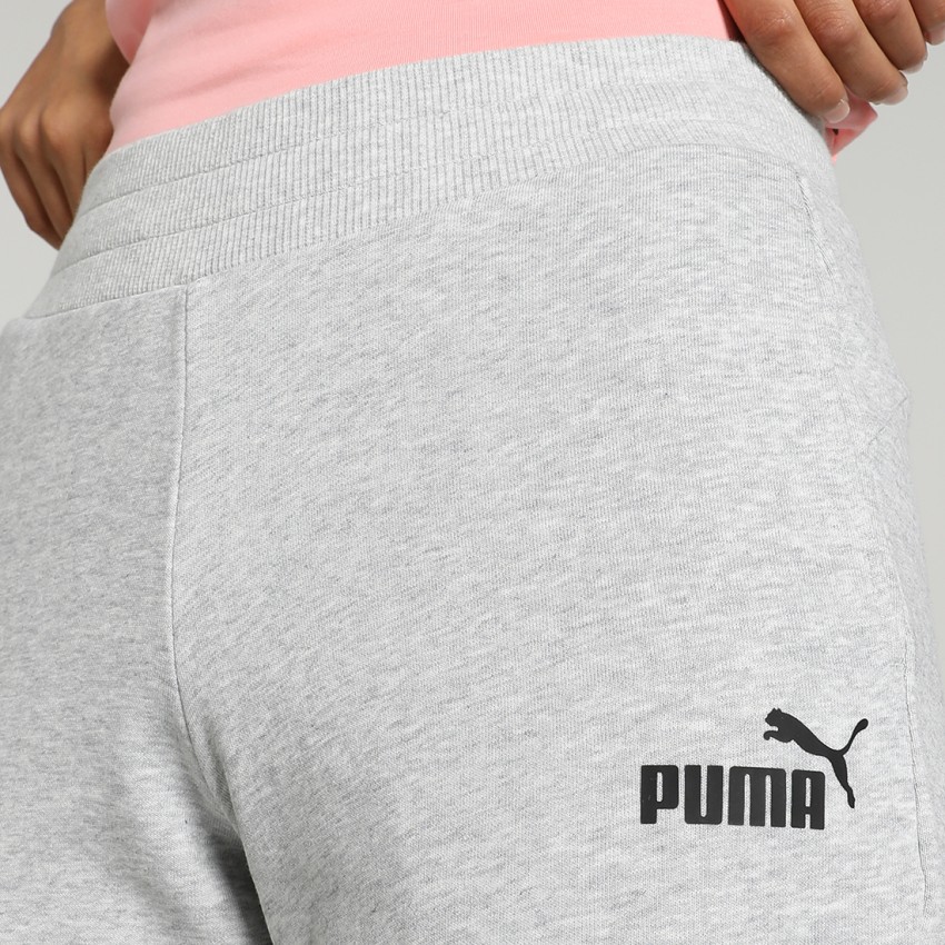 PUMA Solid Women Grey Track Pants - Buy PUMA Solid Women Grey Track Pants  Online at Best Prices in India