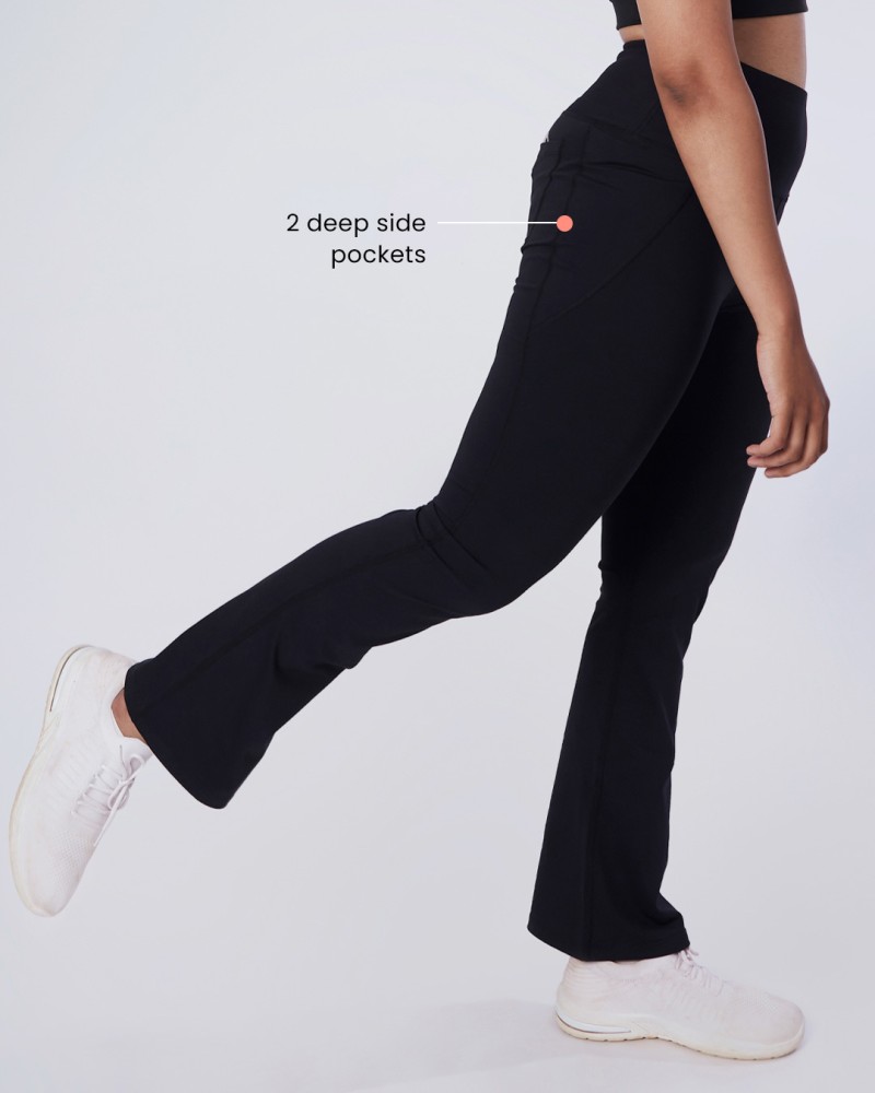 Buy Women Flared Track Pants with Side Slits Online at Best Prices in India  - JioMart.