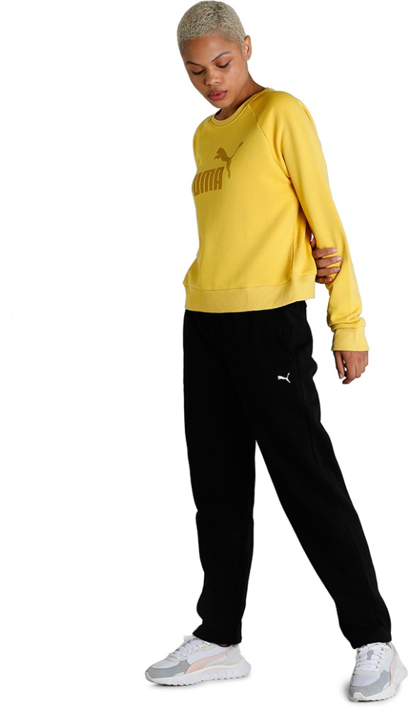 Puma sweatpants womens yellow best sale